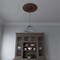 Ekena Millwork Baltimore PVC Medallion (Canopies up to 7 3/4"), 22"OD x 3 1/2"ID x 1"P, Metallic Rust CMP22BADRU - alternate 6